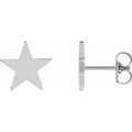 14k Star Earrings - Magpie Jewellery