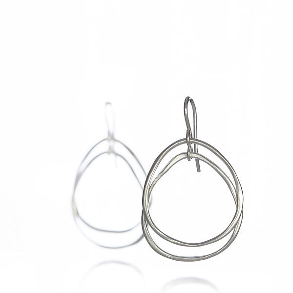 Small Double Loop Earrings - Magpie Jewellery