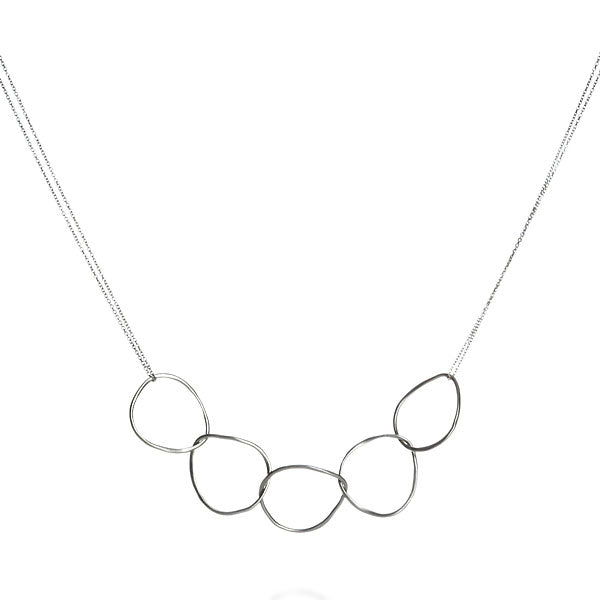 Five Loop Necklace - Magpie Jewellery