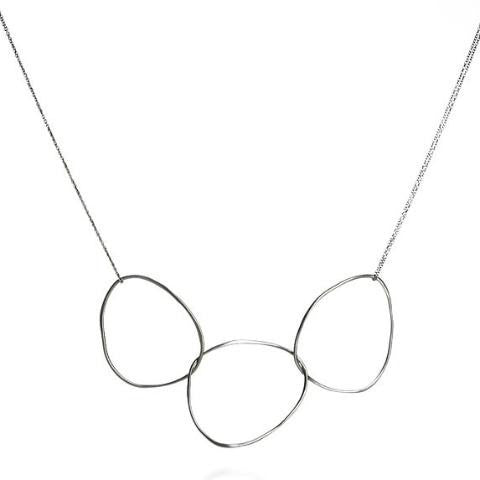Triple Loop Necklace - Magpie Jewellery
