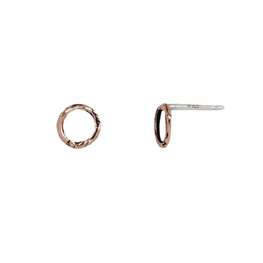 Tiny Open Circle Studs | Magpie Jewellery