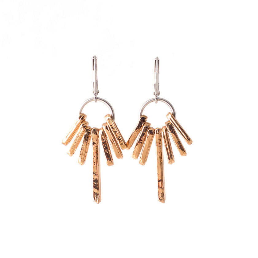 &#39;Pablo&#39; Earrings - Bronze | Magpie Jewellery