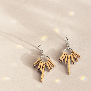 'Pablo' Earrings - Bronze | Magpie Jewellery