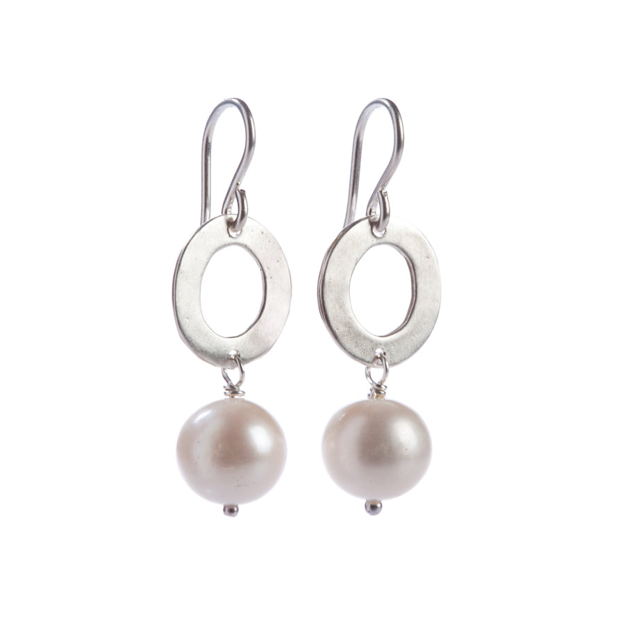 Sterling Silver and Pearl Earrings - Magpie Jewellery