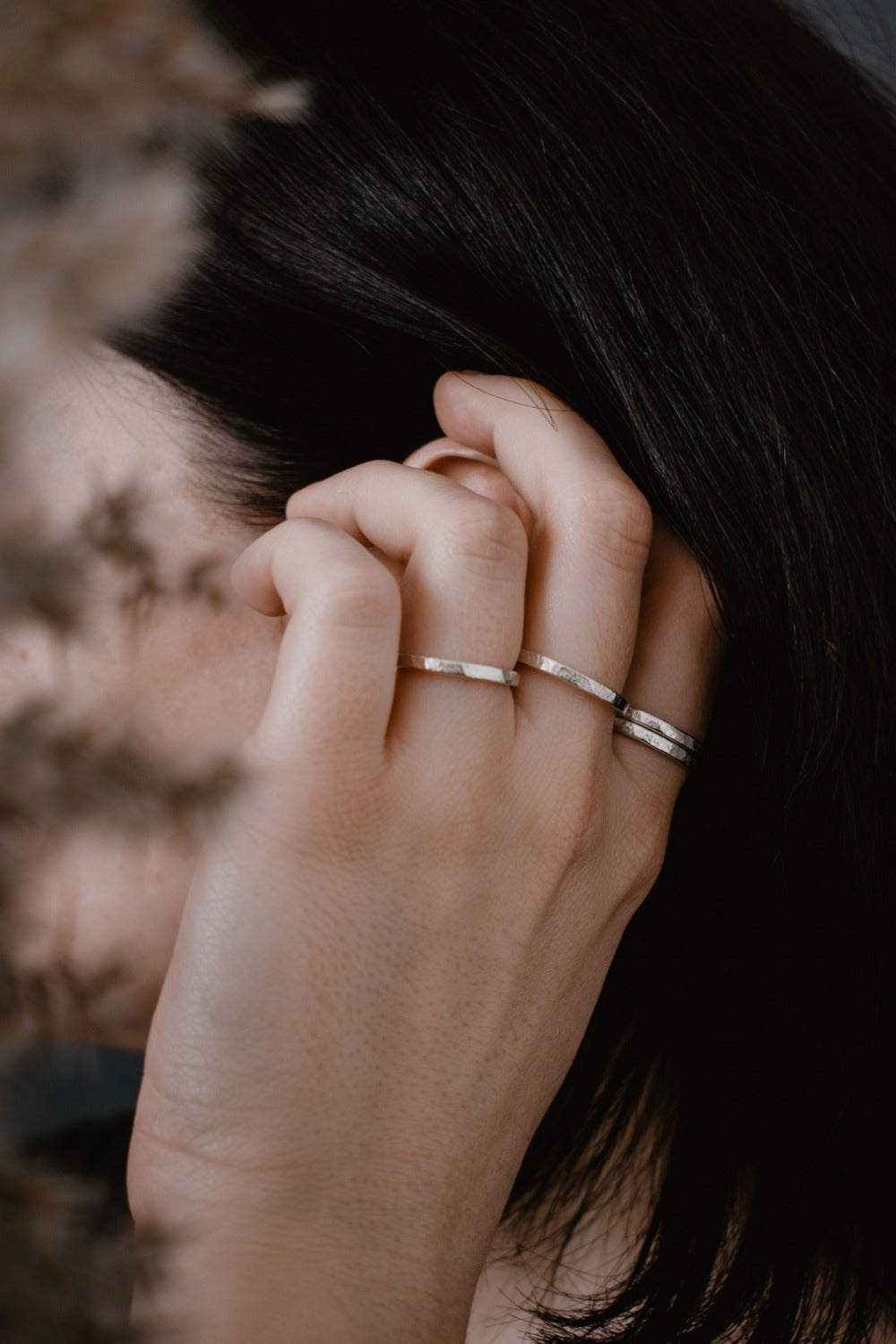 Textured Stacking Ring - Magpie Jewellery