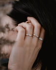 Textured Stacking Ring - Magpie Jewellery