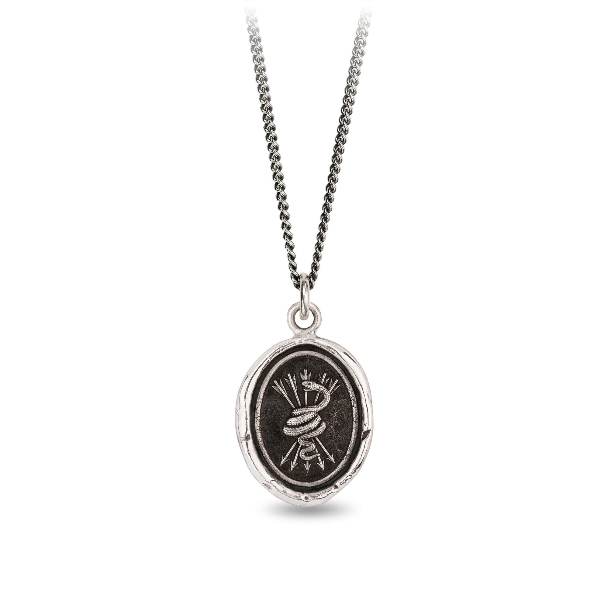 Snake and Arrows Talisman | Magpie Jewellery