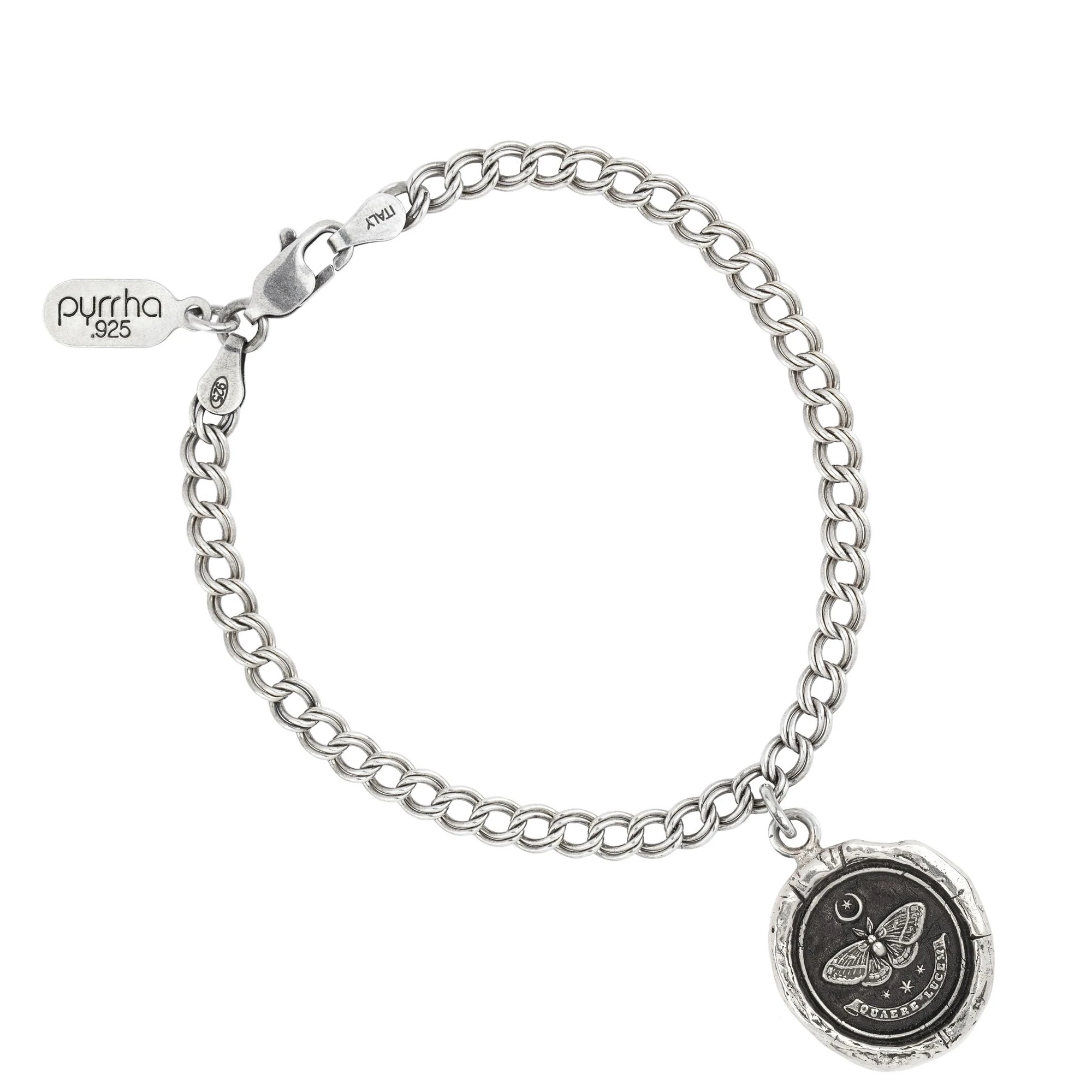 Sterling Silver Seek The Light Talisman Chain Bracelet | Magpie Jewellery