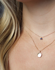 Sapphire Baguette Necklace | Magpie Jewellery