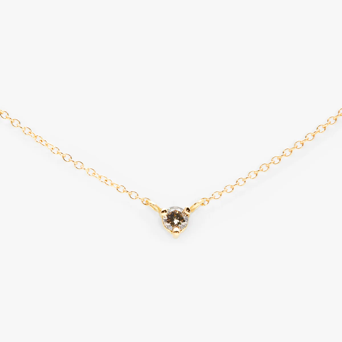 Brown Diamond  Birthstone Necklace | Magpie Jewellery