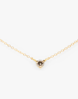 Brown Diamond  Birthstone Necklace | Magpie Jewellery