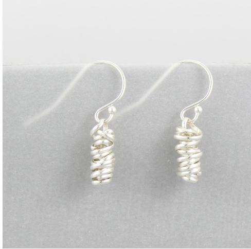 Sterling Silver Twist Earring - Mini | Magpie Jewellery