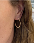 Yellow Gold The Hoop Earring | Magpie Jewellery