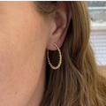 Yellow Gold The Hoop Earring | Magpie Jewellery