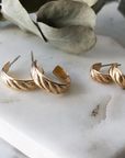 Laurel Hoop Earrings | Magpie Jewellery