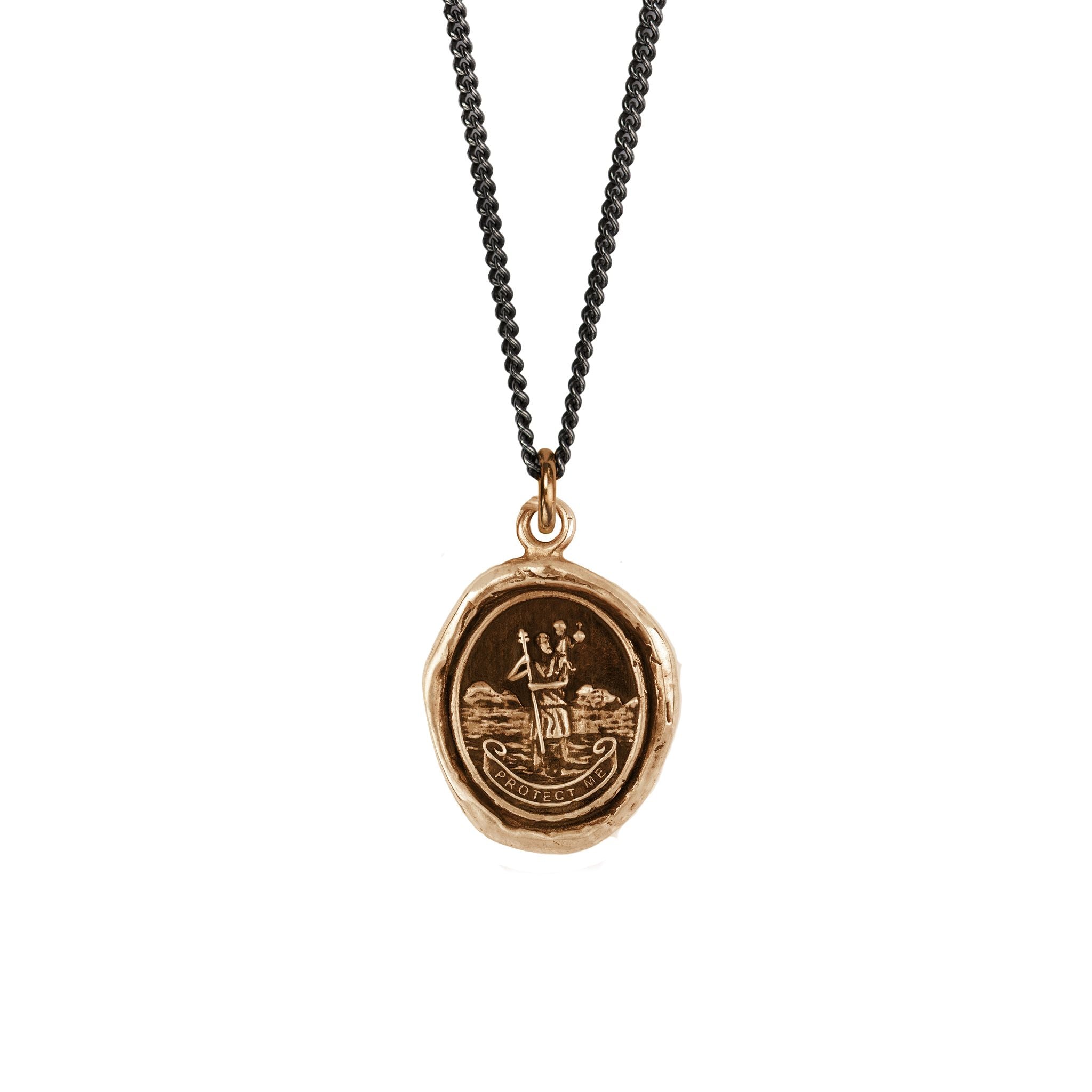 St. Christopher Talisman Bronze | Magpie Jewellery