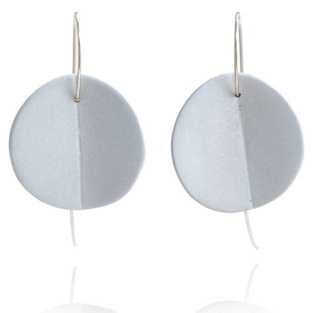 "Eucalyptus" Large Porcelain Earrings - Magpie Jewellery