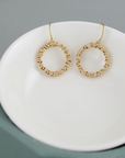 Yellow Gold The Circle Earring | Magpie Jewellery