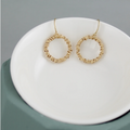 Yellow Gold The Circle Earring | Magpie Jewellery