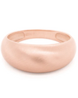 Rose Gold Luna Bombe Ring | 8mm | Magpie Jewellery