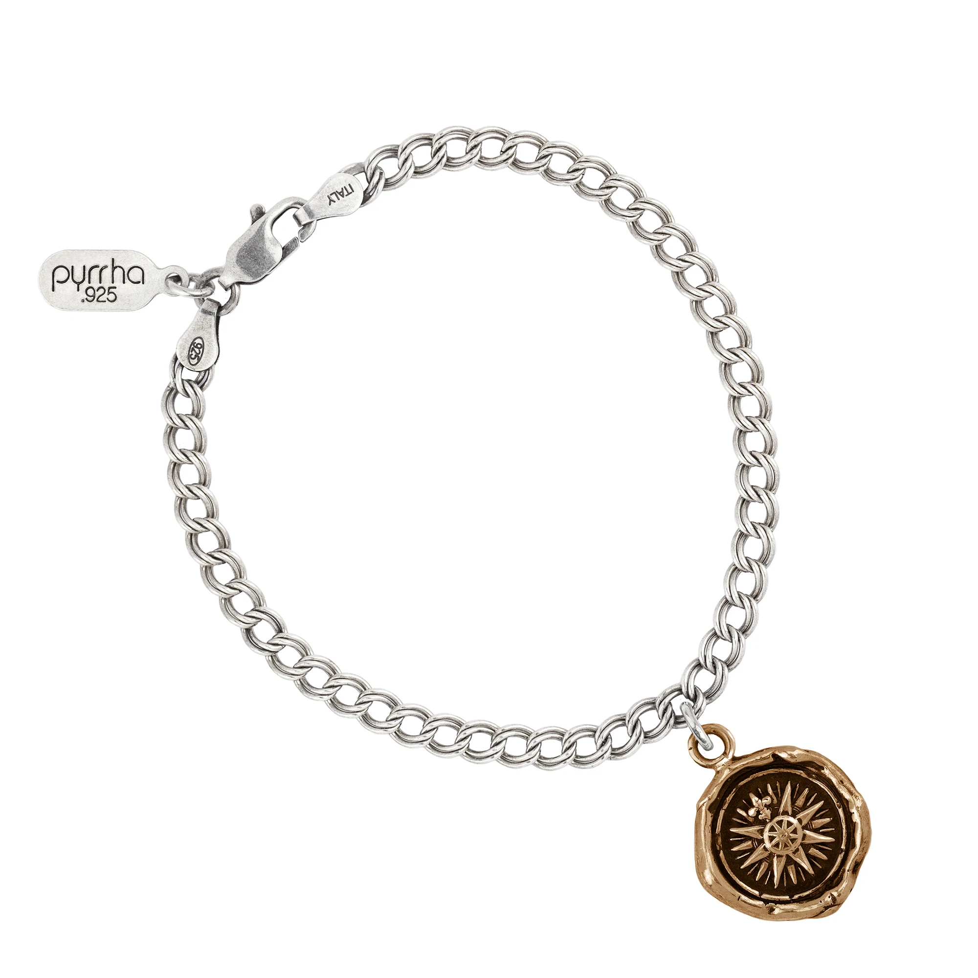 Bronze Direction Talisman Chain Bracelet | Magpie Jewellery