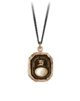 Bronze Father Engravable Talisman | Magpie Jewellery