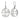 Large Concave Disc Drop Earrings | Magpie Jewellery