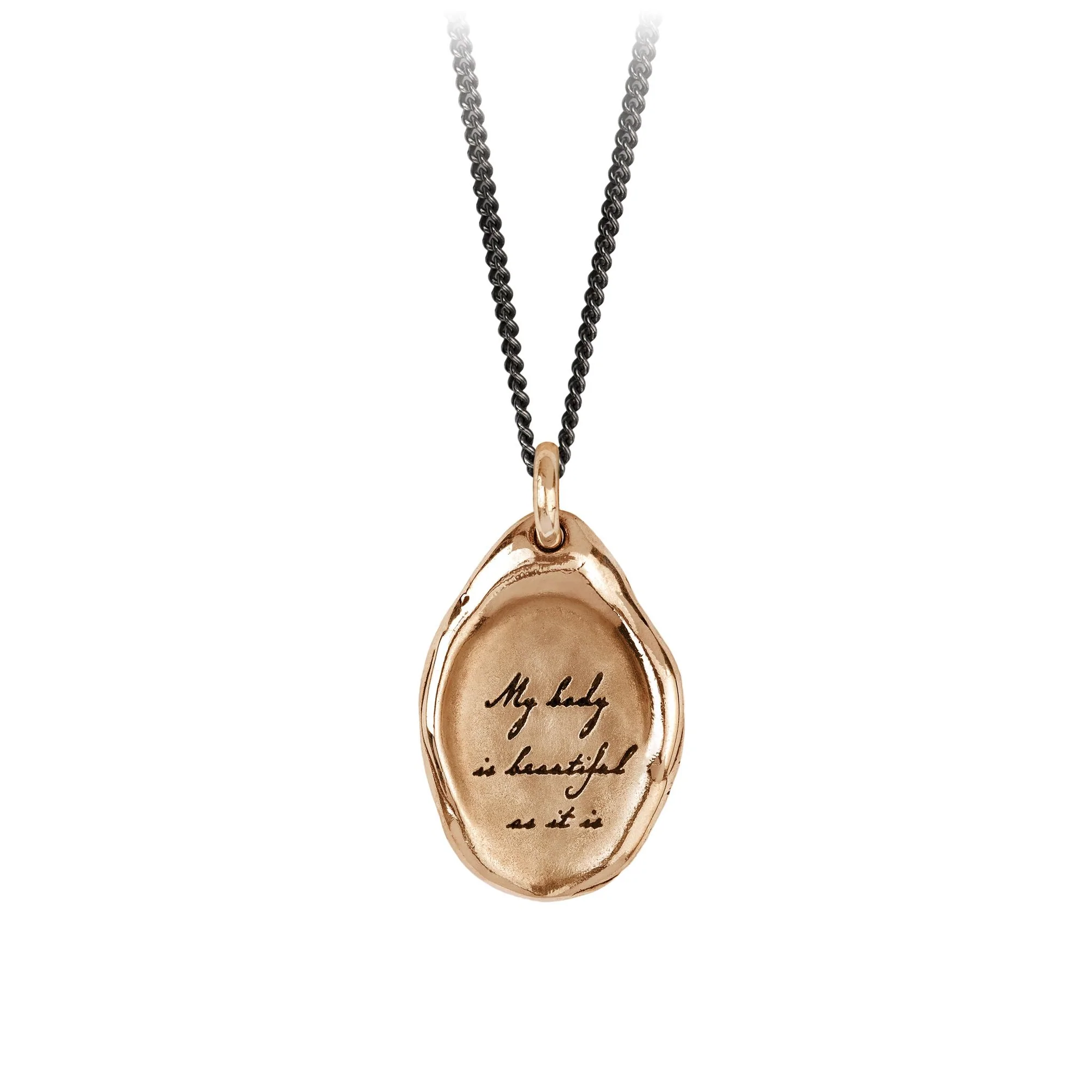 My Body Is Beautiful As It Is Affirmation Talisman | Magpie Jewellery