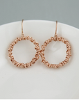 Rose Gold The Circle Earring | Magpie Jewellery