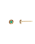 Stone Set 14K Gold Studs Extra Large Nugget | Magpie Jewellery