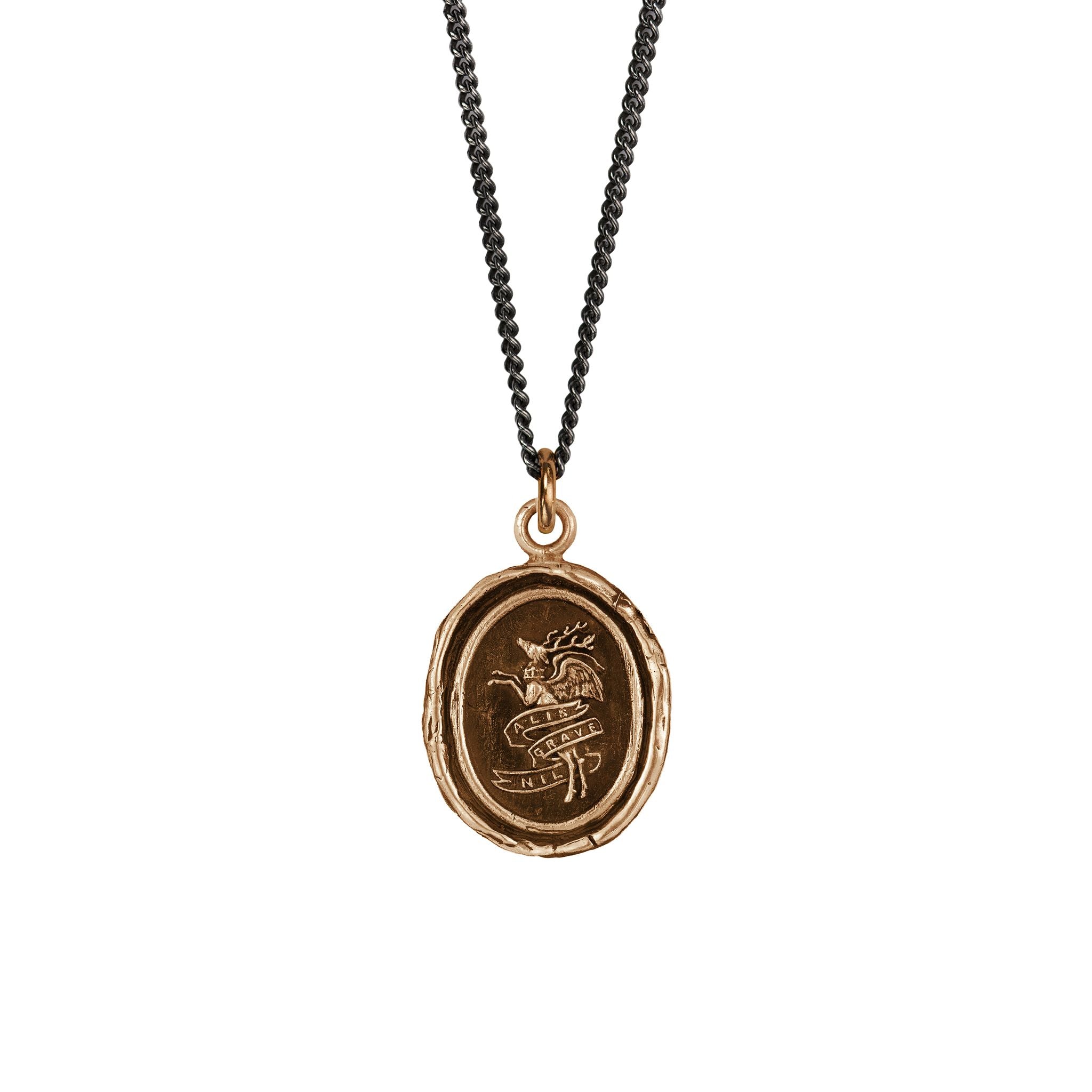 Nothing is Heavy Bronze Talisman | Magpie Jewellery