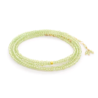 Peridot Wrap Bracelet - Necklace | Magpie Jewellery