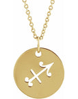 Zodiac Symbol Necklace  Sagitarius