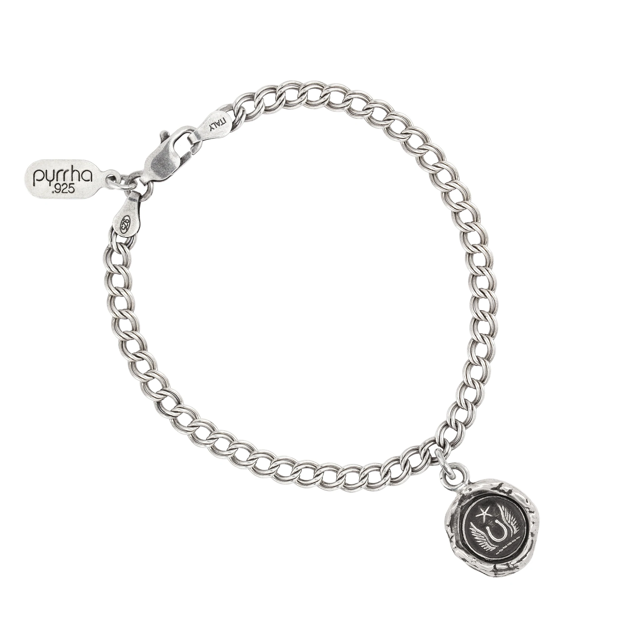 Sterling Silver Luck &amp; Protection Talisman Chain Bracelet | Magpie Jewellery