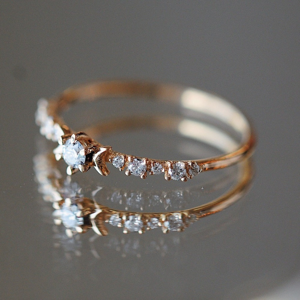 Stardust Diamond Ring - Magpie Jewellery