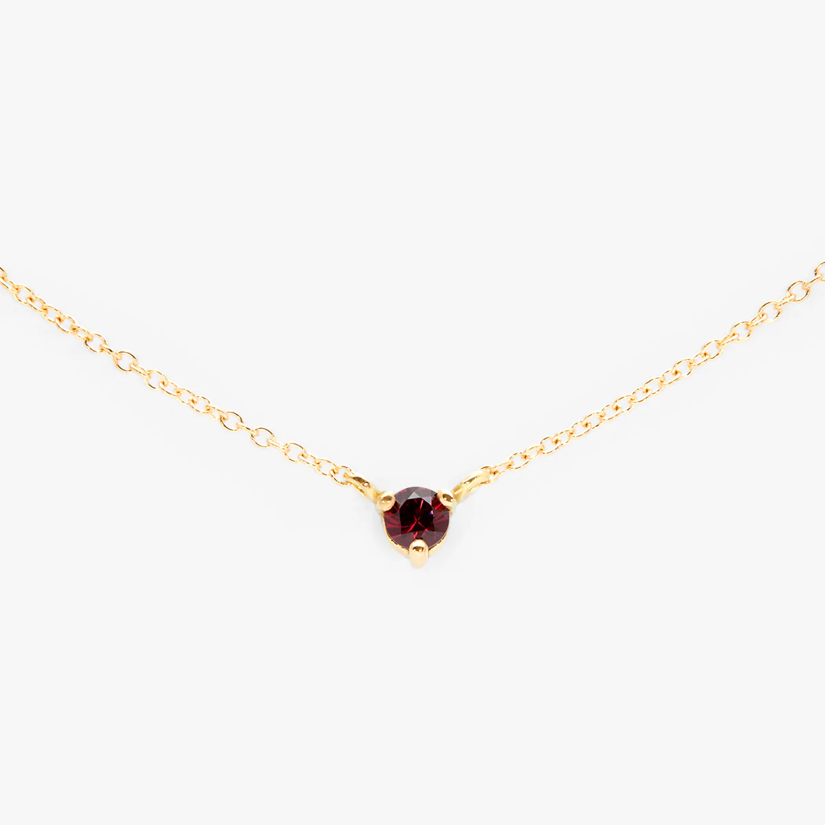  Garnet Birthstone Necklace | Magpie Jewellery