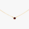  Garnet Birthstone Necklace | Magpie Jewellery