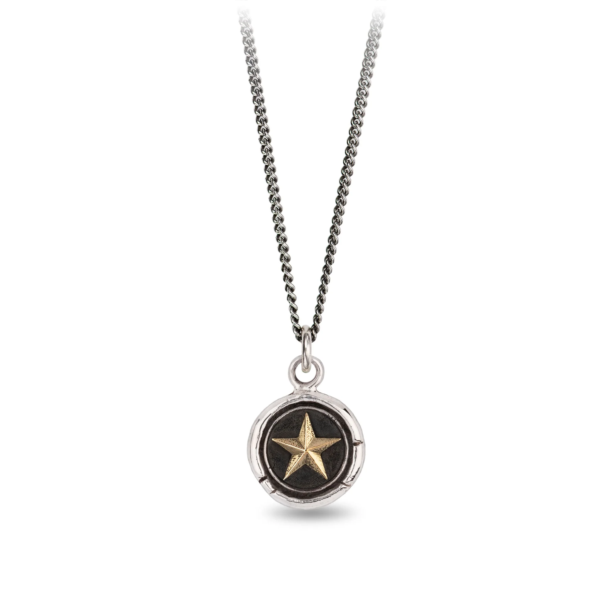 Highest Ambitions 14k Gold On Silver Talisman | Magpie Jewellery