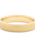 18K Yellow Gold Stardust Texture Band - 4.8mm Wide | Magpie Jewellery