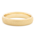 18K Yellow Gold Stardust Texture Band - 4.8mm Wide | Magpie Jewellery