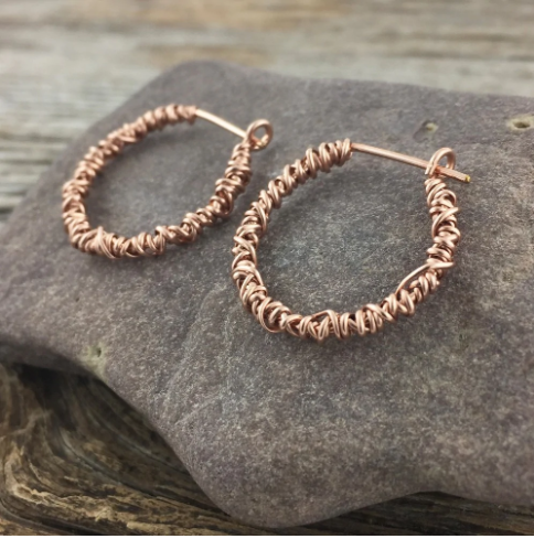 Rose Gold The Hoop Earring | Magpie Jewellery