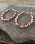Rose Gold The Hoop Earring | Magpie Jewellery