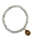 Witty Appreciation Labradorite Stone Stretch Bracelet | Magpie Jewellery