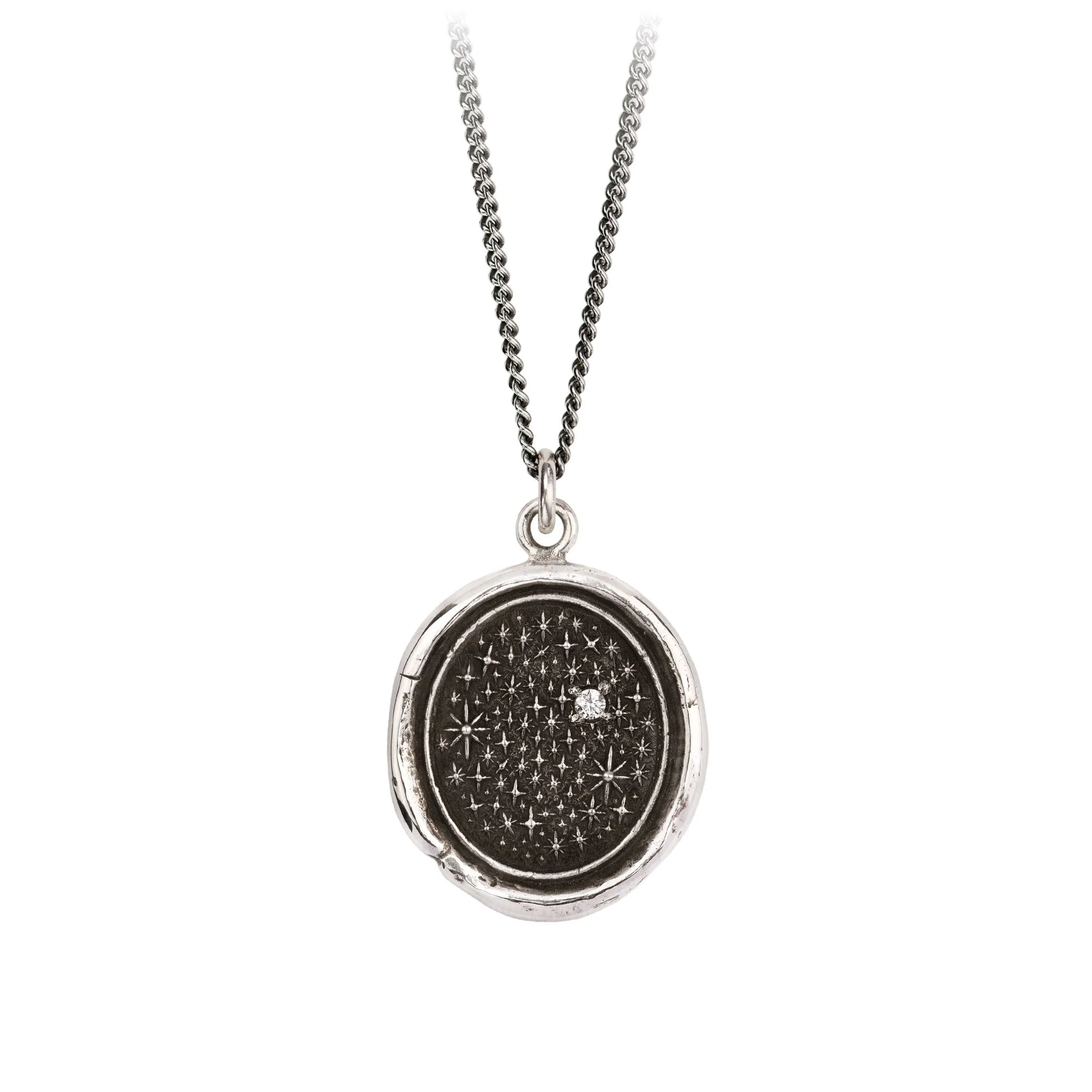 We Are Stardust Diamond Set Talisman | Magpie Jewellery