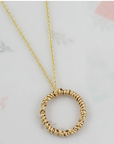 Yellow Gold The Circle Necklace | Magpie Jewellery
