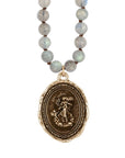 Beaded Sautoir Aphrodite Goddess Talisman - Magpie Jewellery