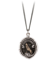 Struggle And Emerge 14k Gold On Silver Talisman | Magpie Jewellery