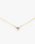 White Diamond  Birthstone Necklace | Magpie Jewellery