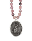 Beaded Sautoir Artemis Goddess Talisman - Magpie Jewellery