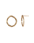 Small 14K Gold Open Circle Stud | Magpie Jewellery